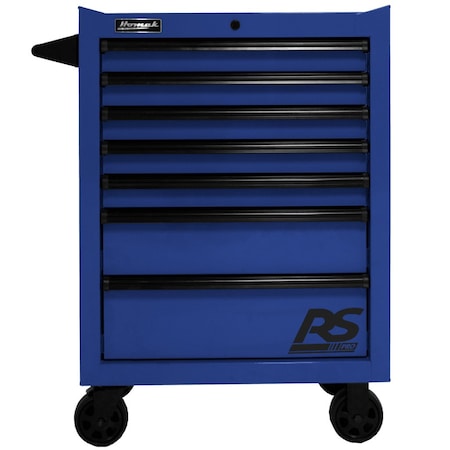 Homak 27in RS PRO 7 DWR ROLLER CABINET-BLUE BL04027770